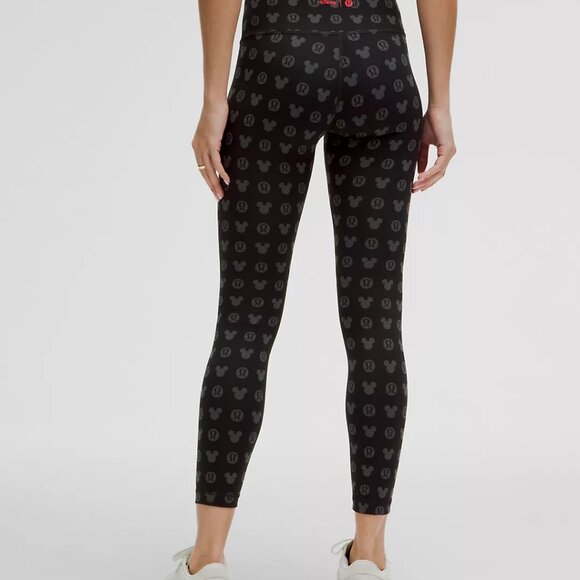 Disney X Lululemon Wunder Train High-Rise Tight 25" NWT Disney Print Black - Picture 6 of 7
